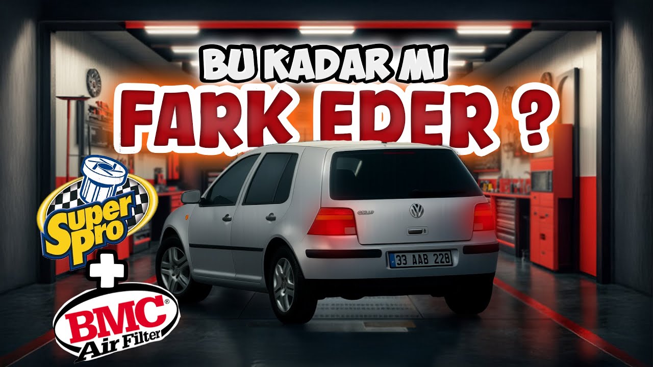 Golf MK4 Yükseltme #1 | Golf 4’üm Canlandı! 🔥 BMC Spor Hava Filtresi + SuperPro Burç