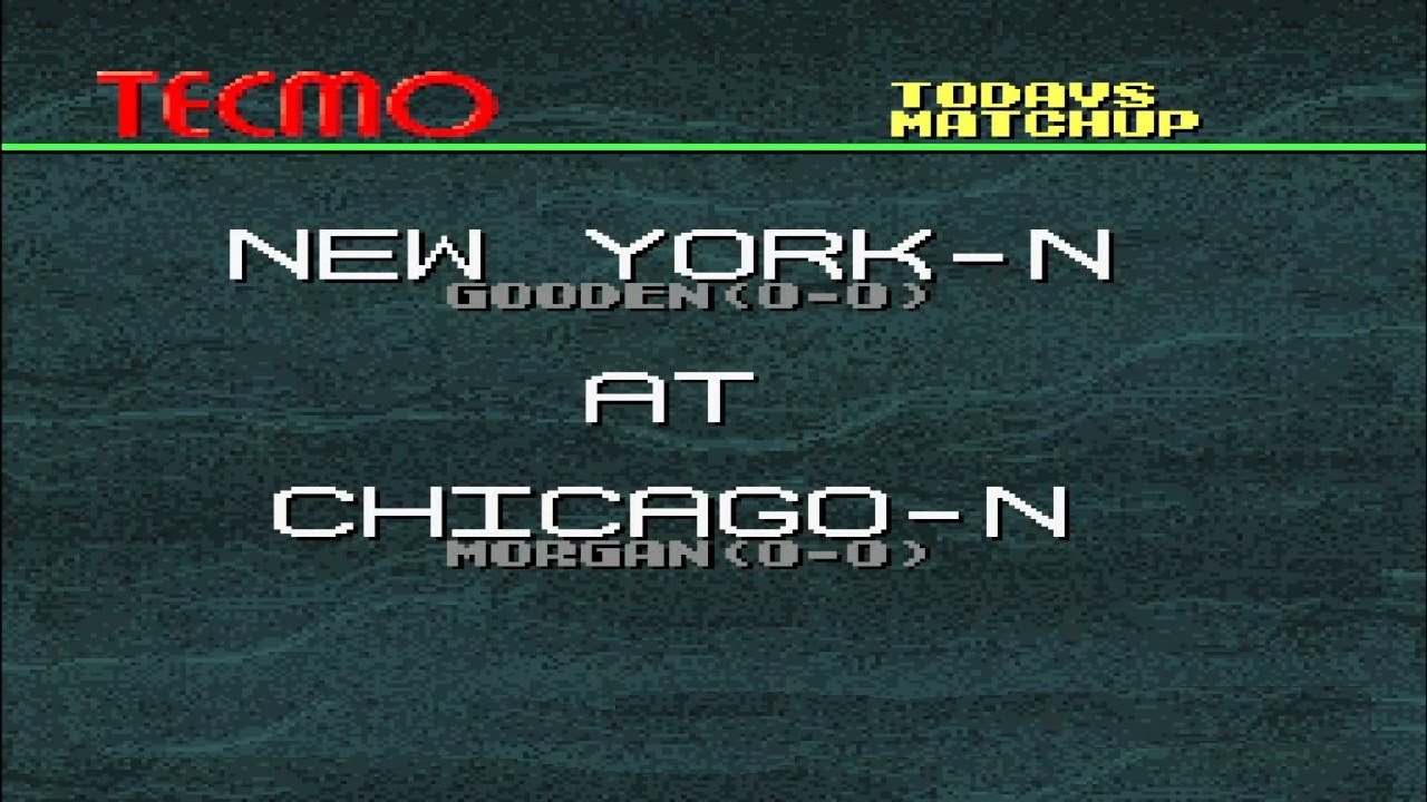 New York-N at Chicago-N | April 4th, 1994 | 1994 MLB Season Sim | Tecmo Super Baseball (SNES)