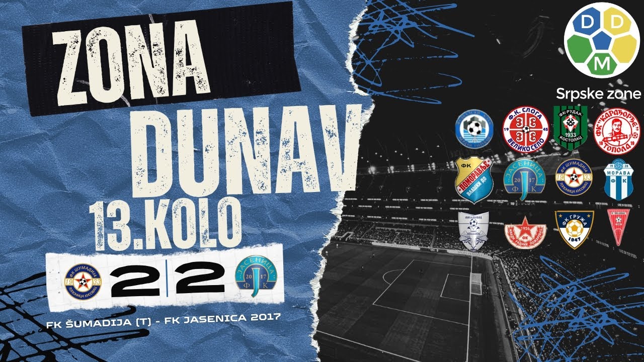 Zona Dunav Sezona 2025/26 13. Kolo FK Sumadija (T) 2:2 FK Jasenica 2017