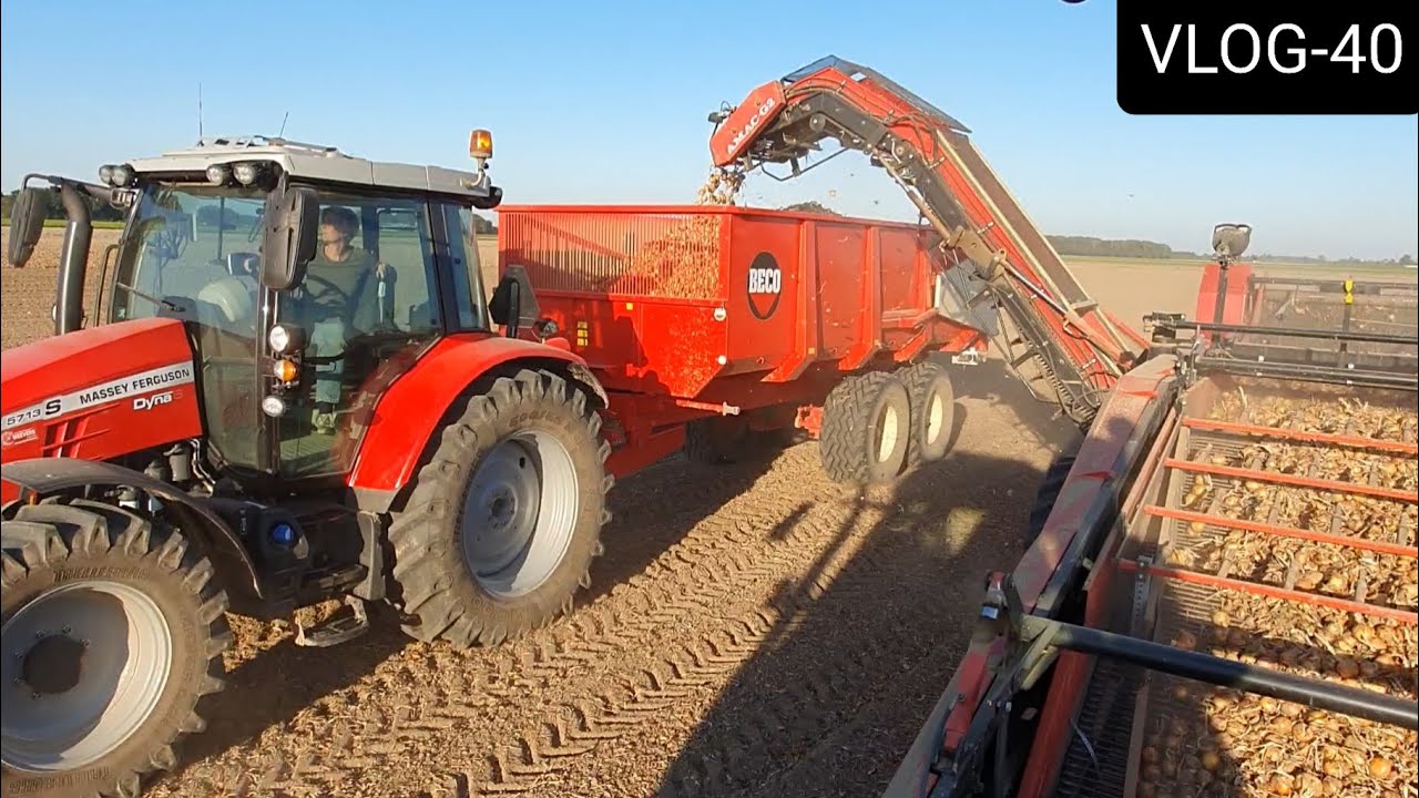 FARMVLOG #40 uien binnen rijden