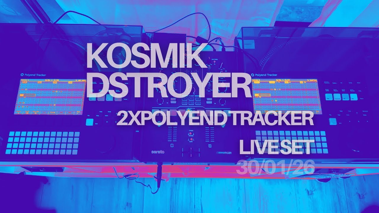KD a.k.a. Dead Robot - 2 x Polyend Tracker Live Set (Jungle, Drum & Bass)