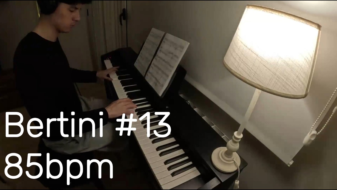 Bertini Op.29 No.7 – Best Take #13 | Weekly Progress