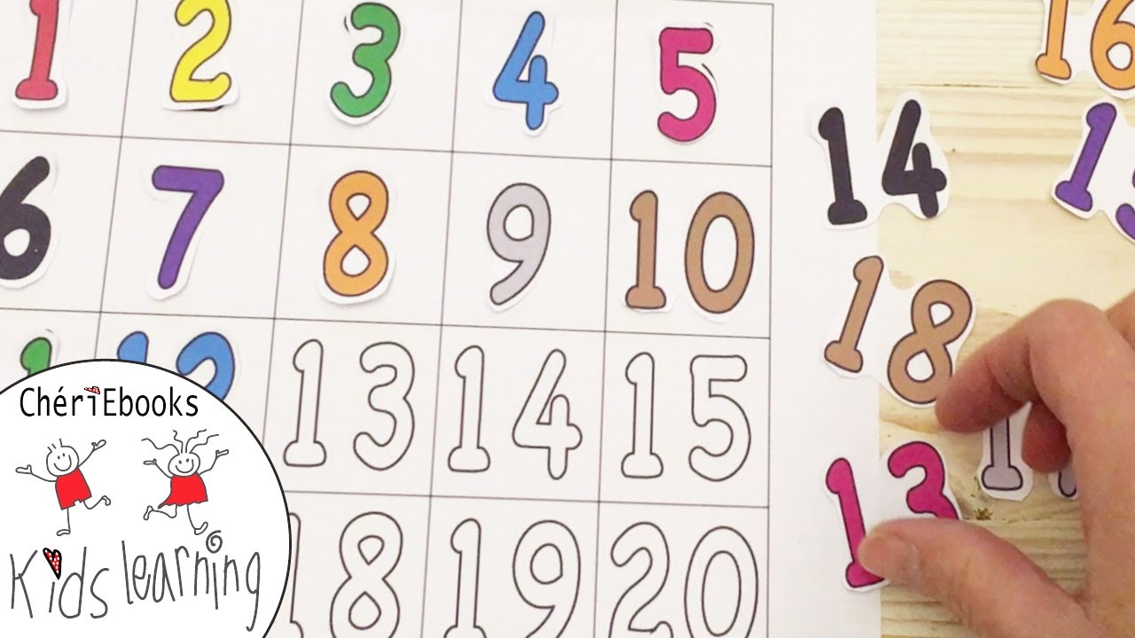 1 to 20 for Toddlers | Count and Write Numbers 1 to 20 for Preschoolers