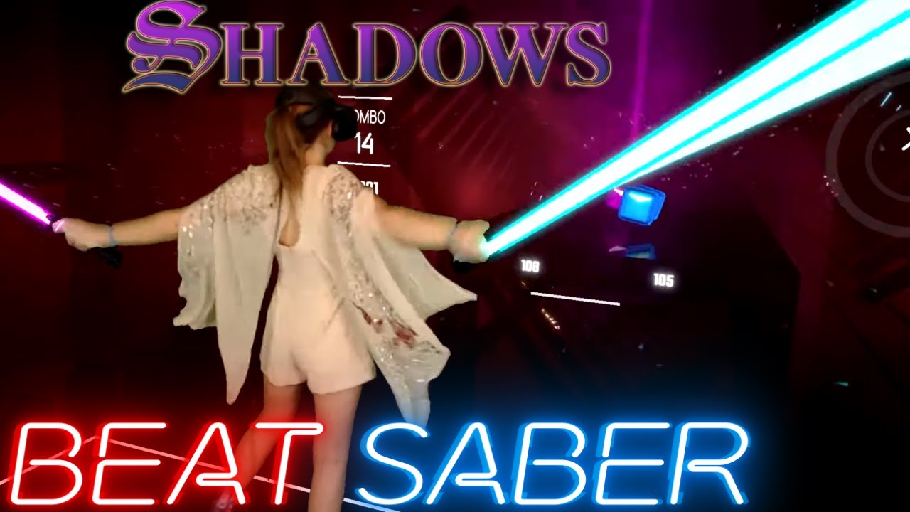 Beat Saber || Shadows by Lindsey Stirling (Expert) First Attempt || Mixed Reality