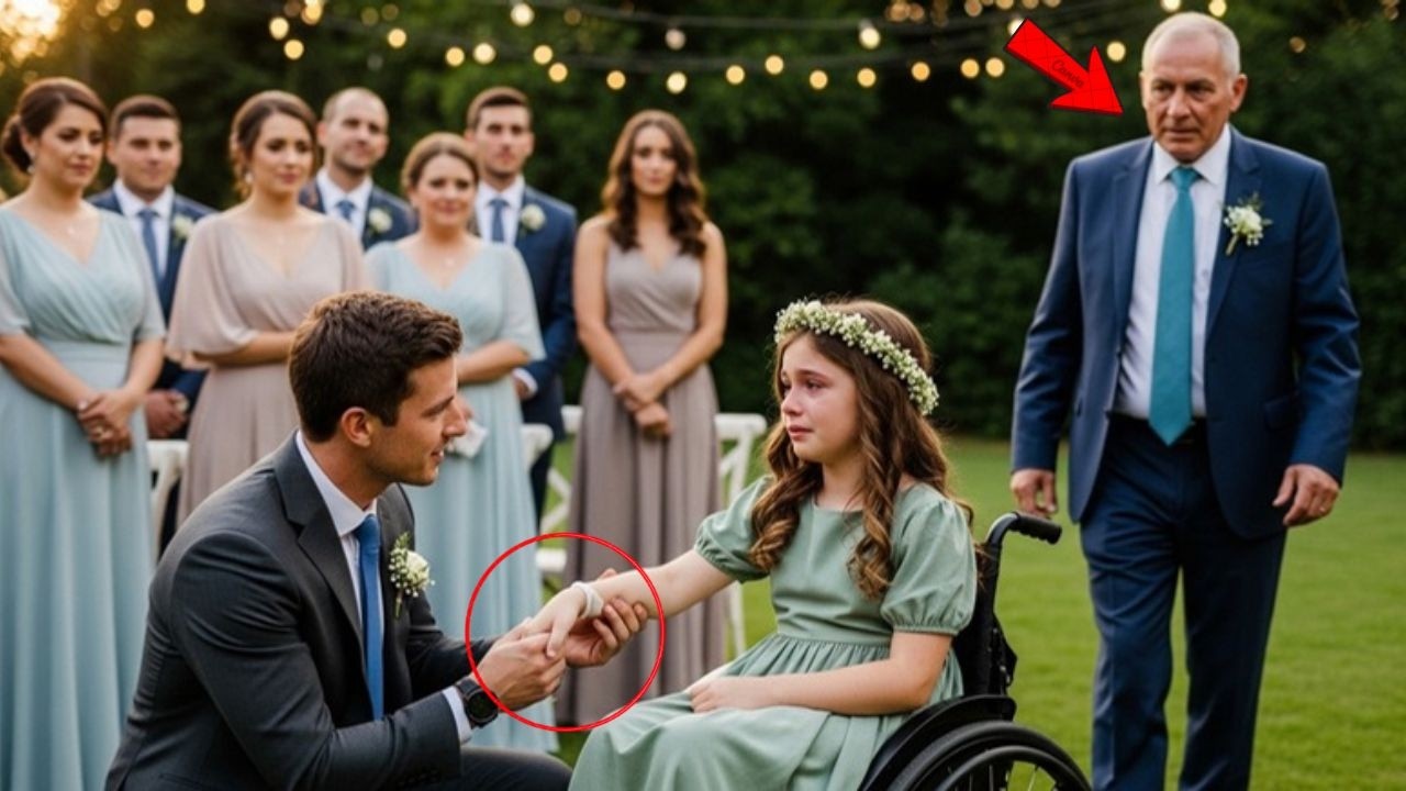 Alle ignorierten die gelähmte Tochter des CEOs auf der Hochzeit – bis ein Single-Vater sprach.