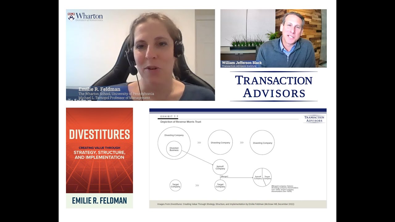 Interview with Emilie Feldman on her new book Divestitures | Transaction Advisors Institute