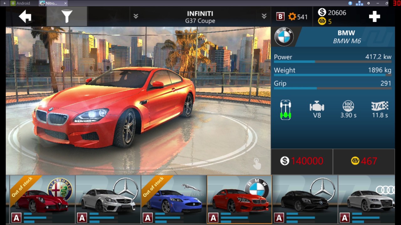 Nitro Nation A Street Class All Cars