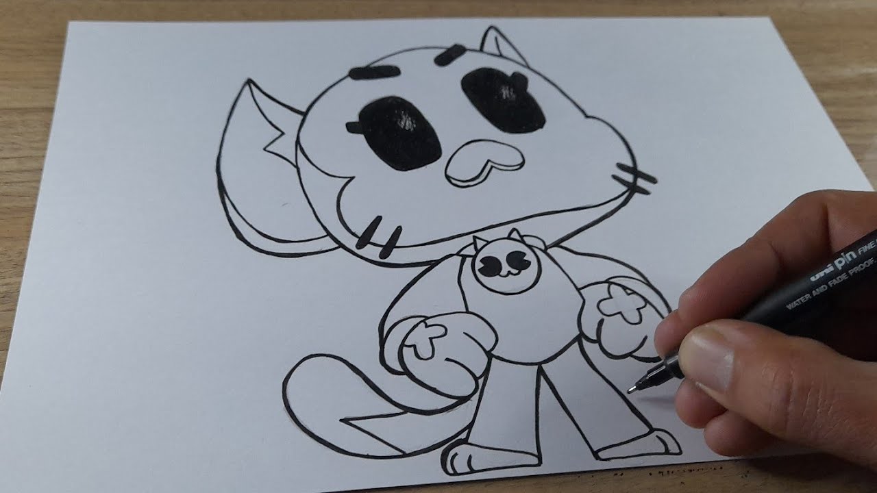 COMO DESENHAR A KIT DO BRAWLSTARS PASSO A PASSO