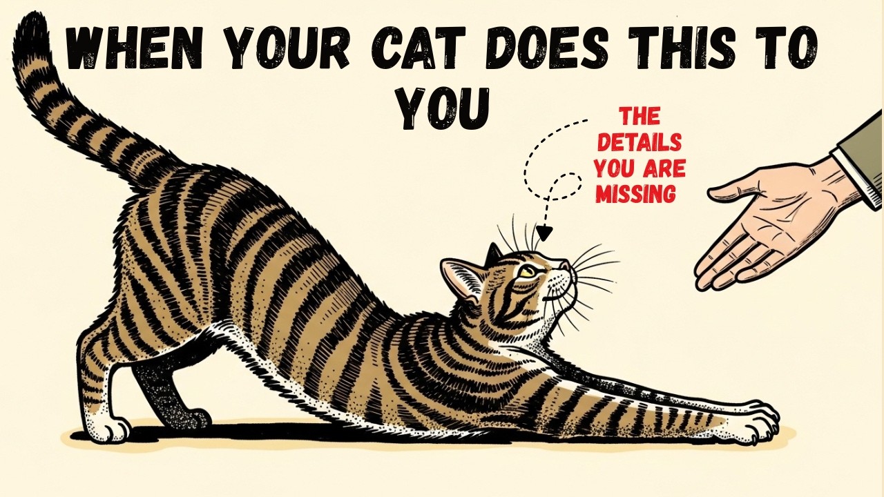 What It Really Means When Your Cat Stretches Toward You