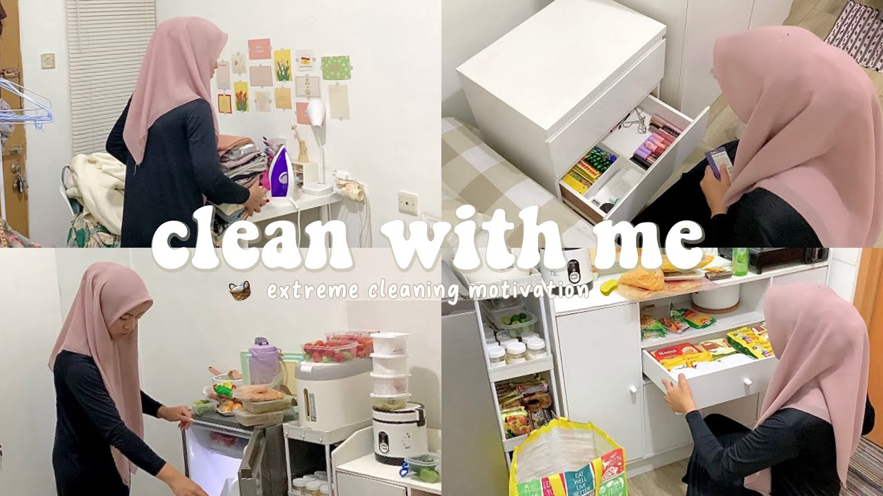 A Day In My Life Anak Kost : Deep Clean My Messy Kost, New Wardrobe ･ﾟ✧ || Devi Vlog