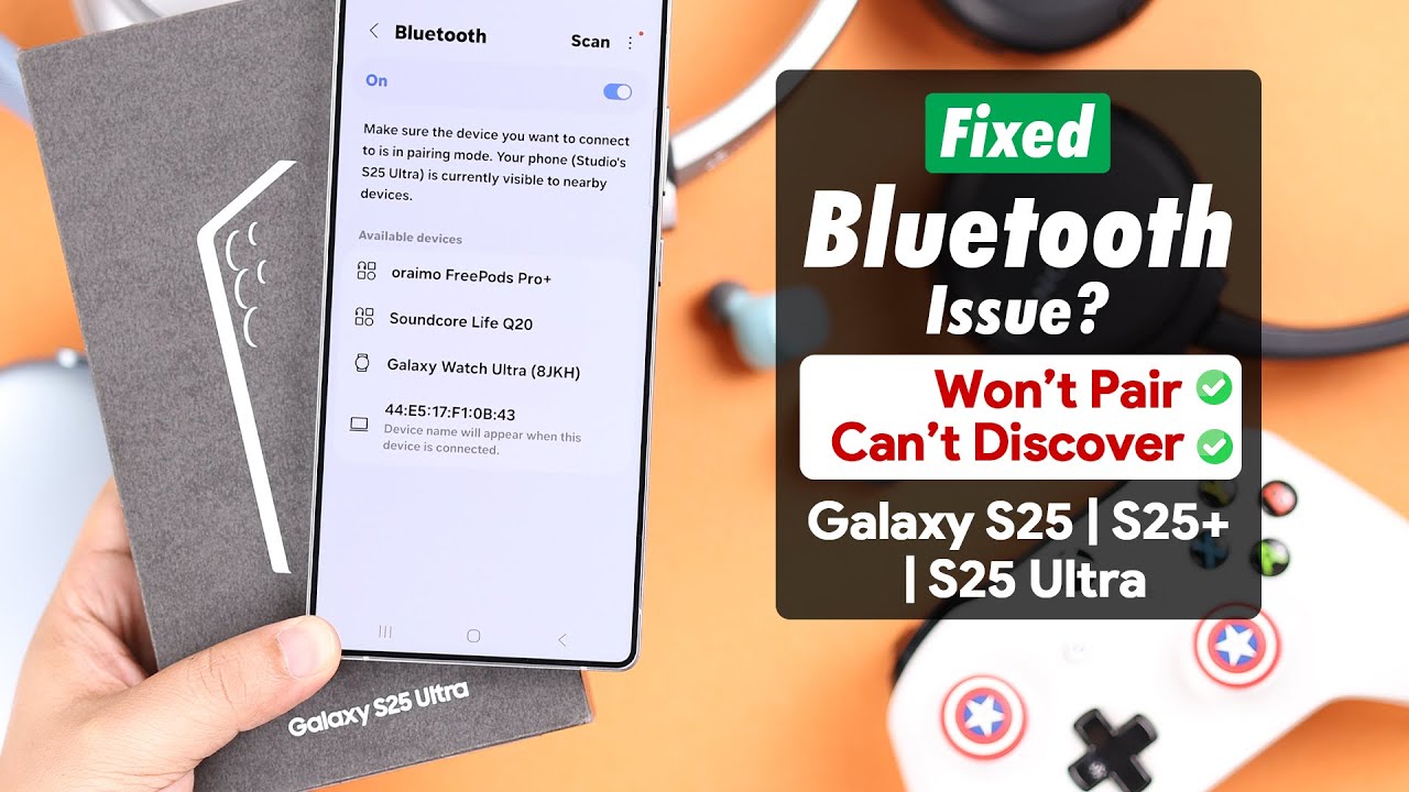 How to Fix Samsung Galaxy S25 Ultra Not Connecting to Bluetooth!
