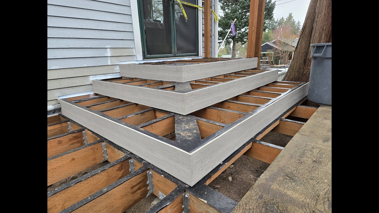 Pre-Fabbing PVC Fascia and Decking