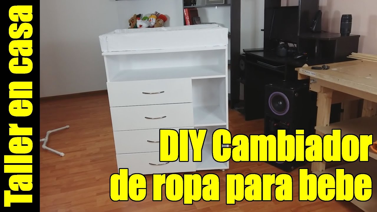 Hagalo usted mismo - hacer Mueble cambiador bebe en MDF (DIY baby changer)