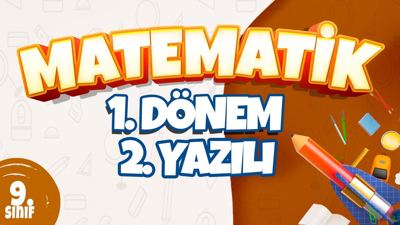 9. Sınıf 1. Dönem 2. Yazılı Hazırlık I Matematik