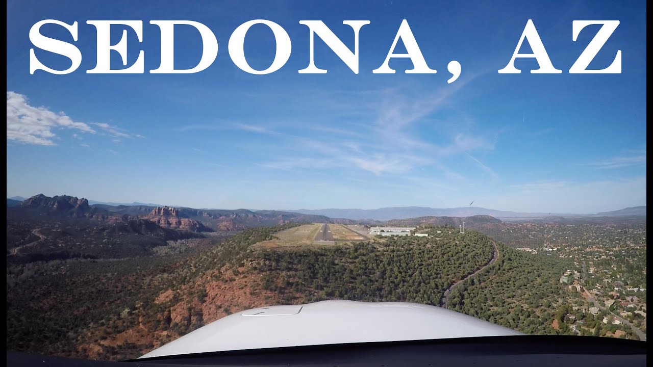 Sedona Airport KSEZ - Cirrus SR22T Landing Runway 21