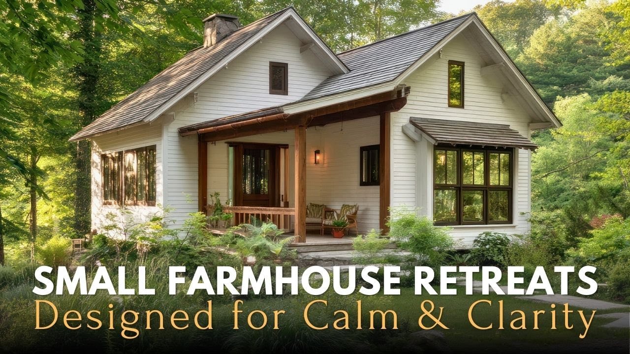 Small Farmhouse Retreats: Designing for Serenity and Mindful Living
