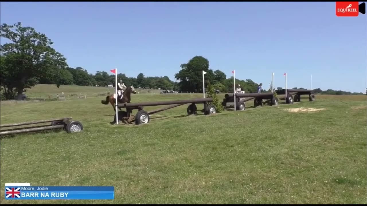Jodie Moore and Barr Na Ruby - Brightling International horse trials