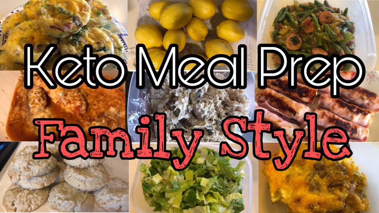 Keto/low carb Meal  Prep Family Style| Breakfast, lunch, dinner,& desert