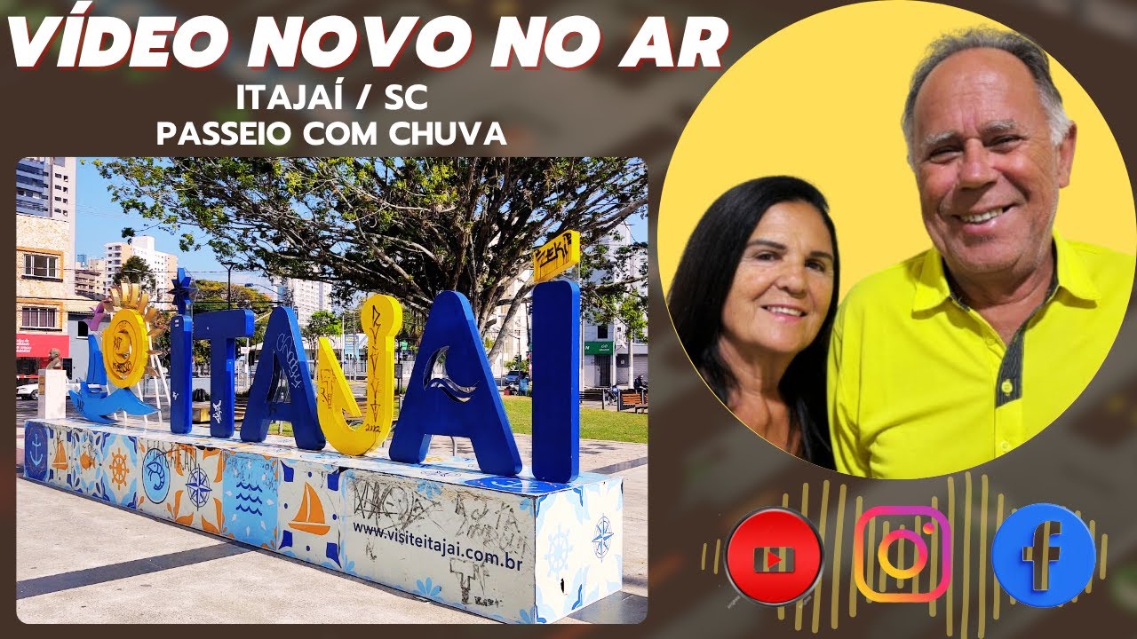 Itajaí / SC - Passeio com chuva.