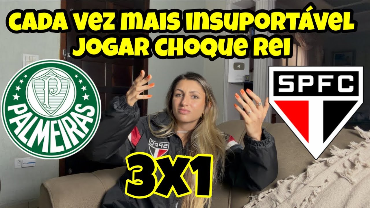 SÃO PAULO VAI CAIR? REACT- PALMEIRAS 3 x 1 SÃO PAULO