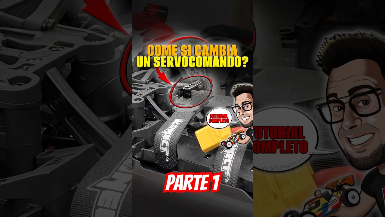 Come CAMBIARE un SERVOCOMANDO? TE LO SPIEGO IO! Parte 1 #rccars #tutorial #modellismo #shorts