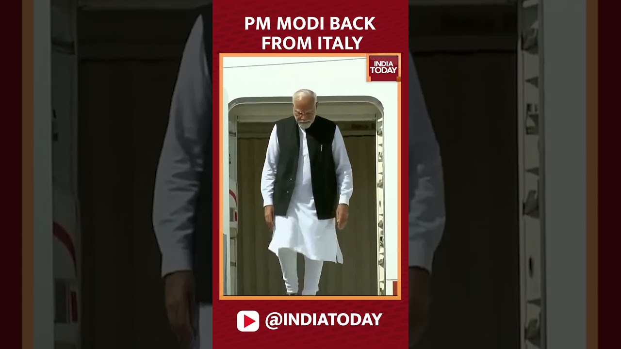 G7 Summit 2024: PM Modi Back Home From Italy After Attending G7 Summit | India Today News