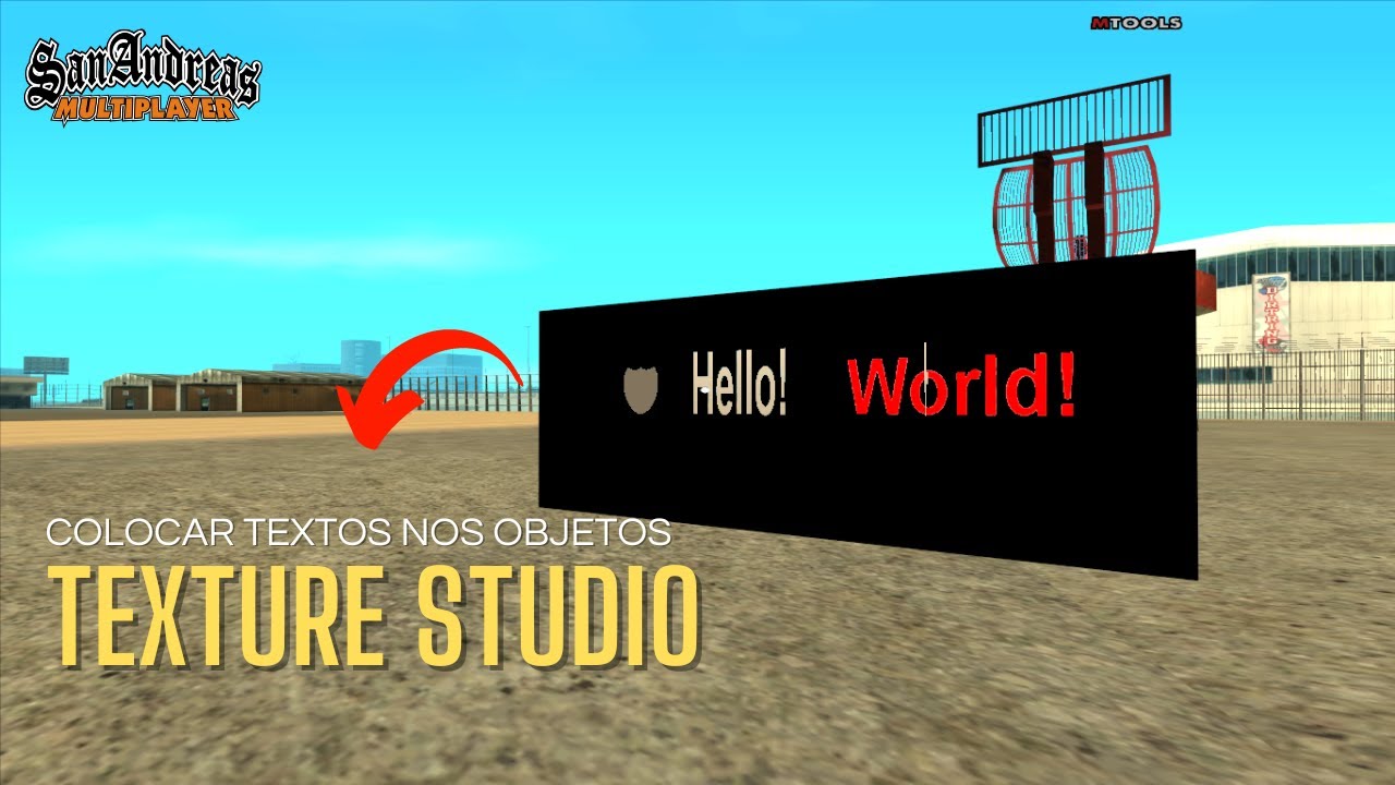 Como colocar textos e simbulos no sa:mp com texture studio