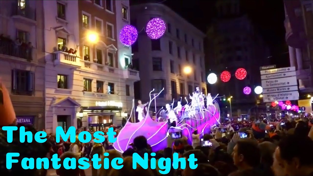 Three Kings Parade Barcelona 2020 I Cabalgata Reyes Magos en (Via Laietana) P2/3