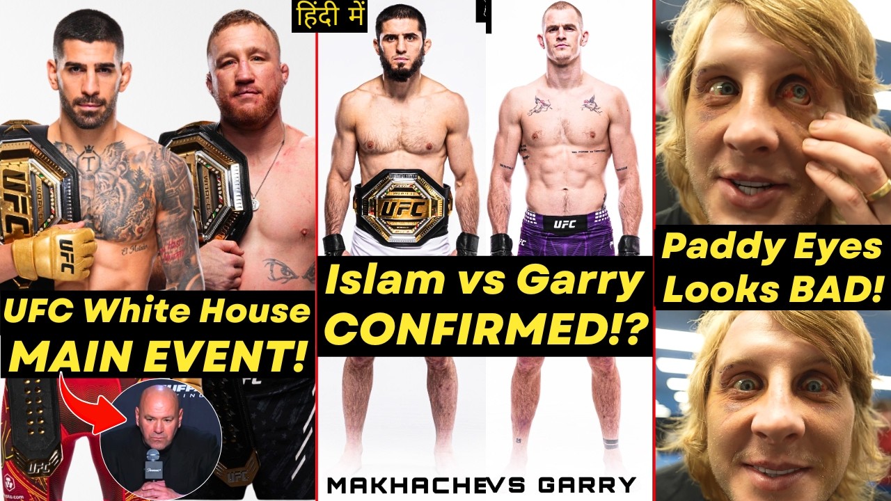 SHOCKING! Islam Makhachev vs Ian Garry? Ilia Topuria vs Justin Gaethje Main Event? Paddy Pimblett