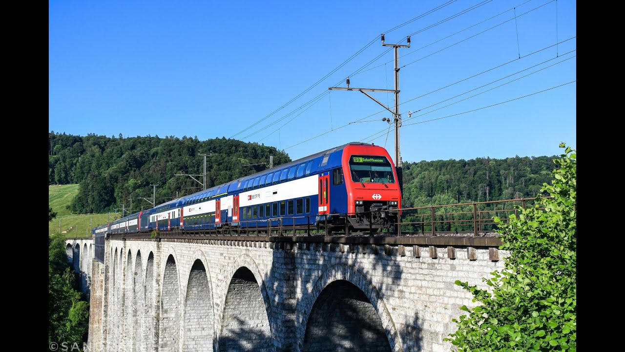 Bahnverkehr Hüntwangen-Wil SBB Re 450, Re 420, Re 484 & Re 620