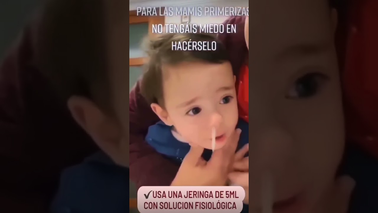 C&oacute;mo hacer un lavado nasal a tu beb&eacute; 👶🏻