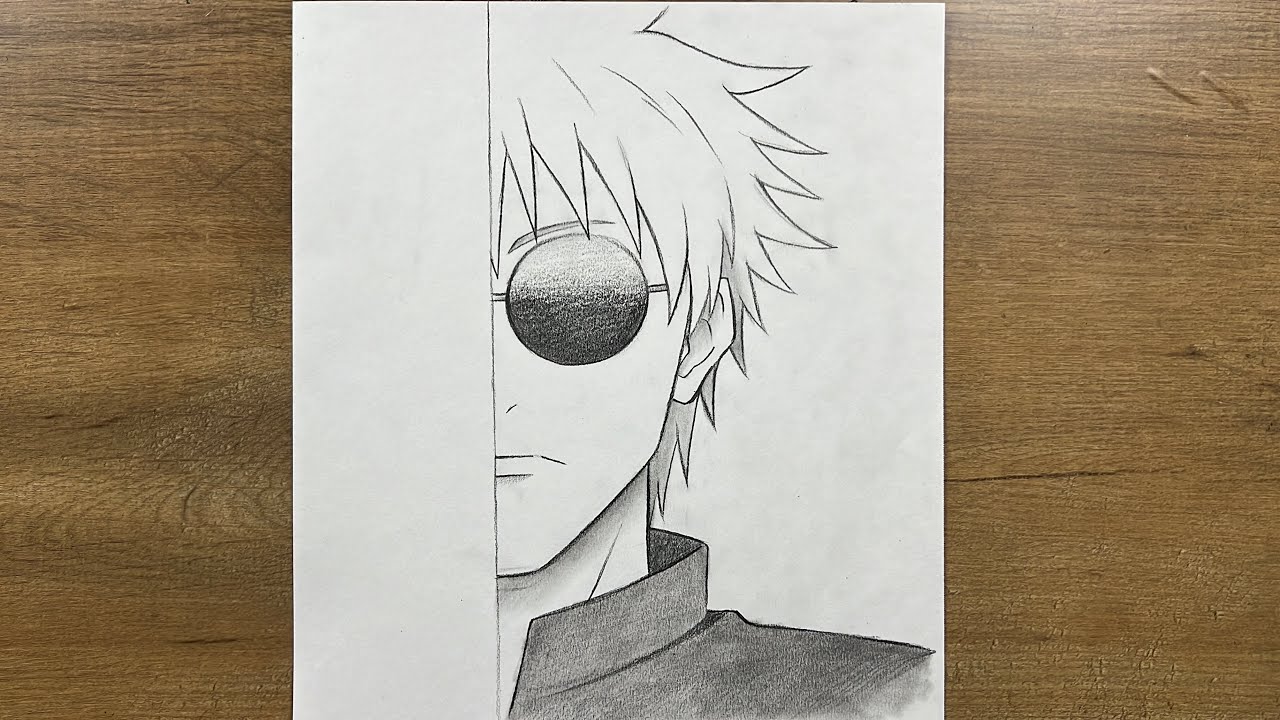Gojo Satoru Drawing Tutorial – Step by Step for Beginners