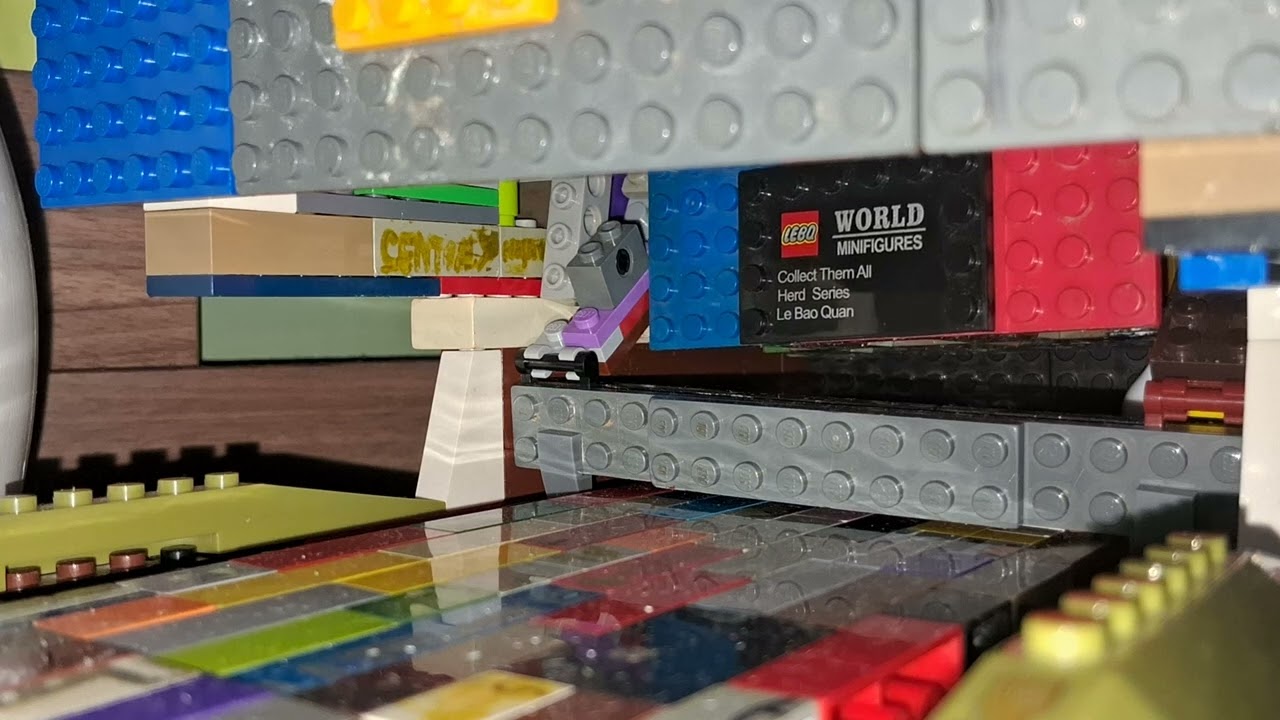 Lego bowling strike and spare