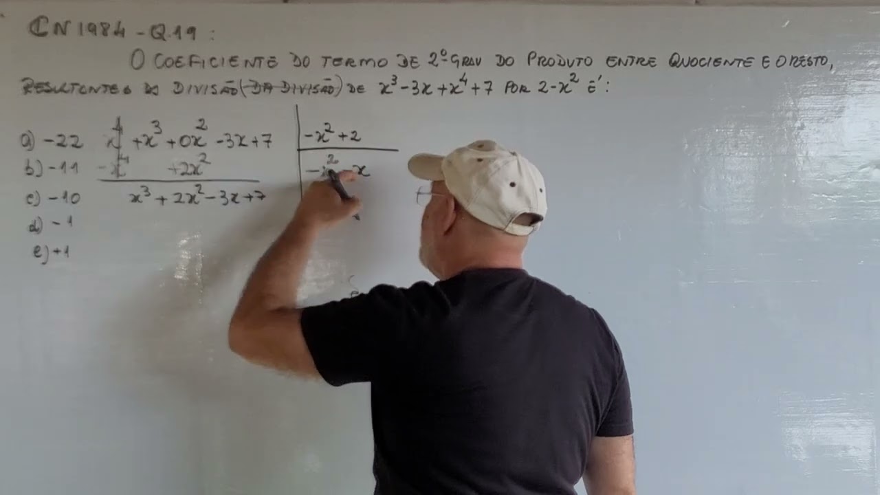 Colégio Naval 1984 Q19: Álgebra básica