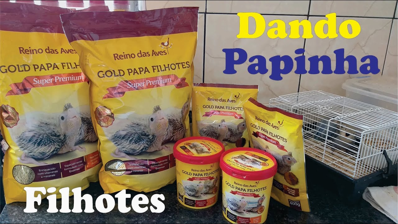 Papinha para Filhotes - Gold Papa Reino das Aves