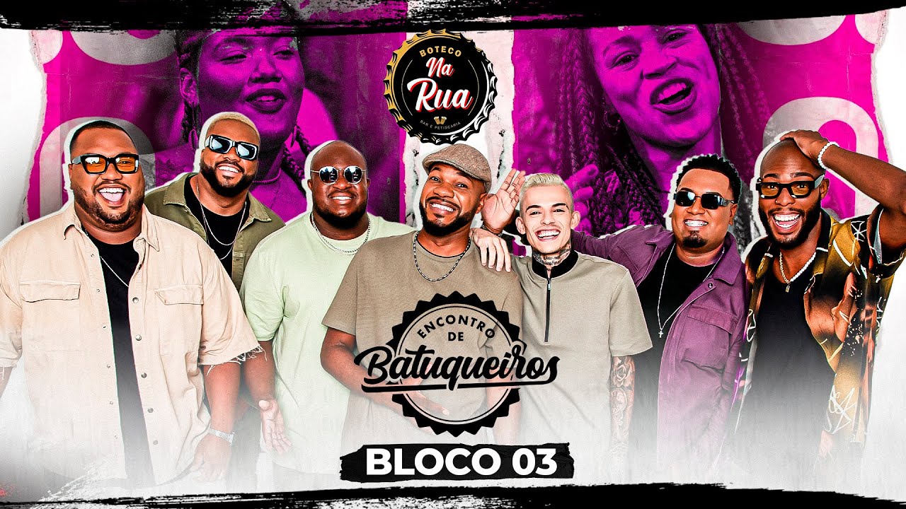 Roda de Samba do Encontro de Batuqueiros Ao Vivo no Boteco na Rua - RJ - Bloco 3