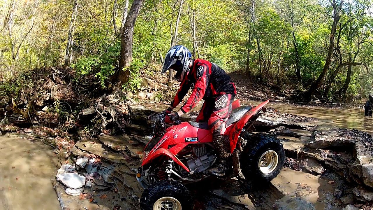 Trail Riding Big Rock ATV Park Maysville Kentucky Honda trx250x: GoPro