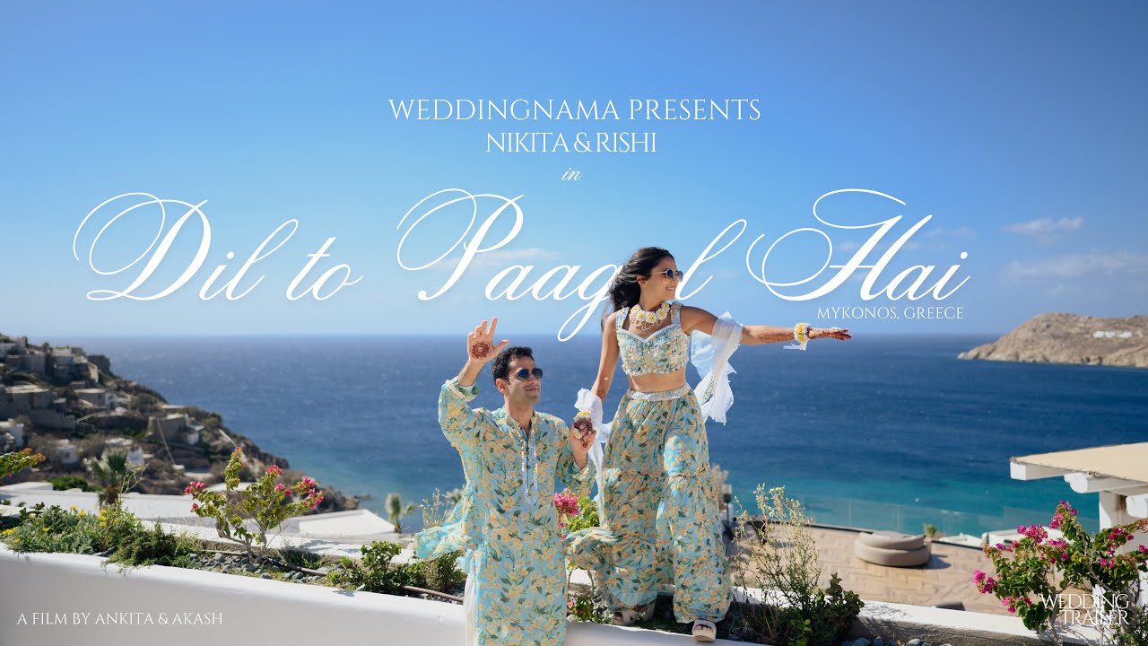 Никита и Риши | Стремительная индийская свадьба на Миконосе | WeddingNama