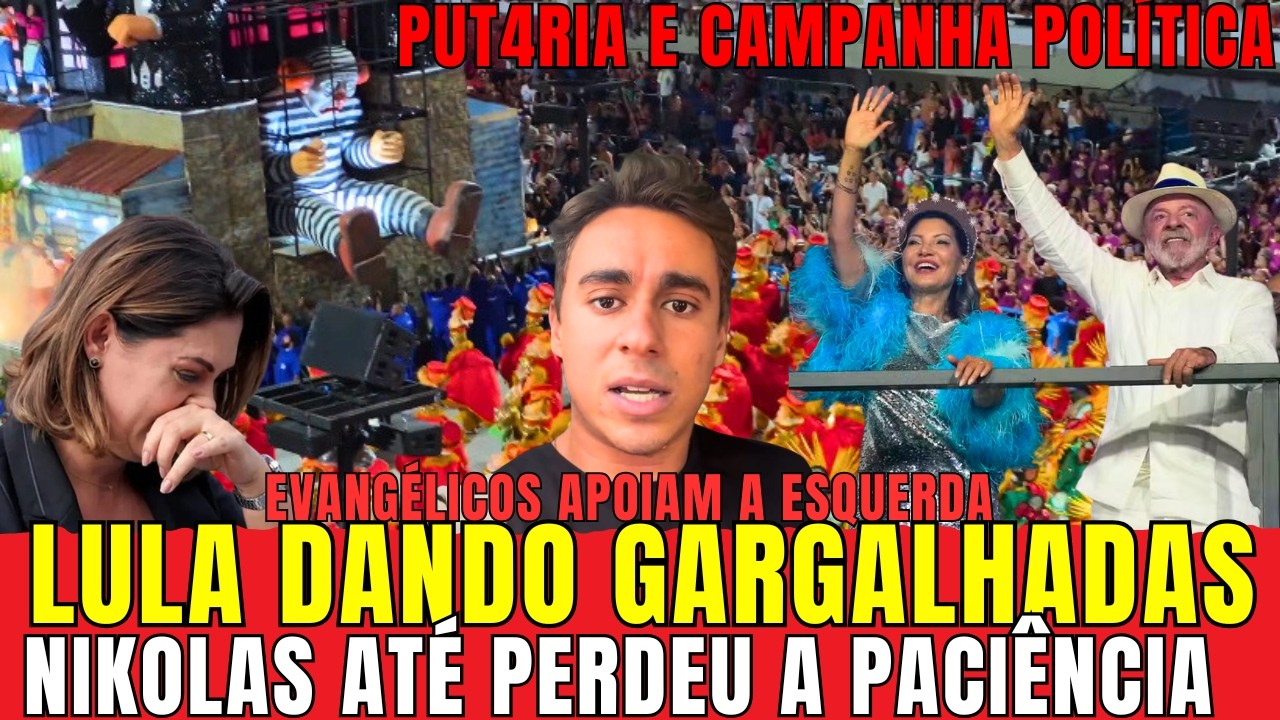 NIKOLAS FERREIRA INDIGNADO DETONA O DESFILE DE LULA E JANJA QUE ZOMBOU DE BOLSONARO E DE EVANGÉLICOS