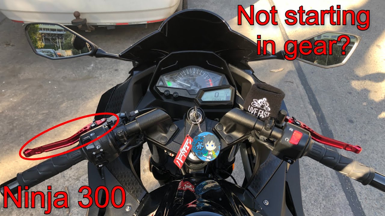 Bike not starting in gear? Here is how you fix it. [Ninja 300]