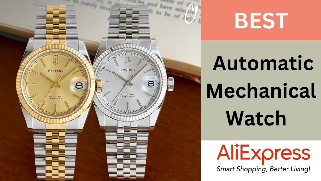 Best Baltany 36mm Gold Watch &ndash; Waterproof 10ATM, NH35 Automatic Movement & Jubilee Bracelet