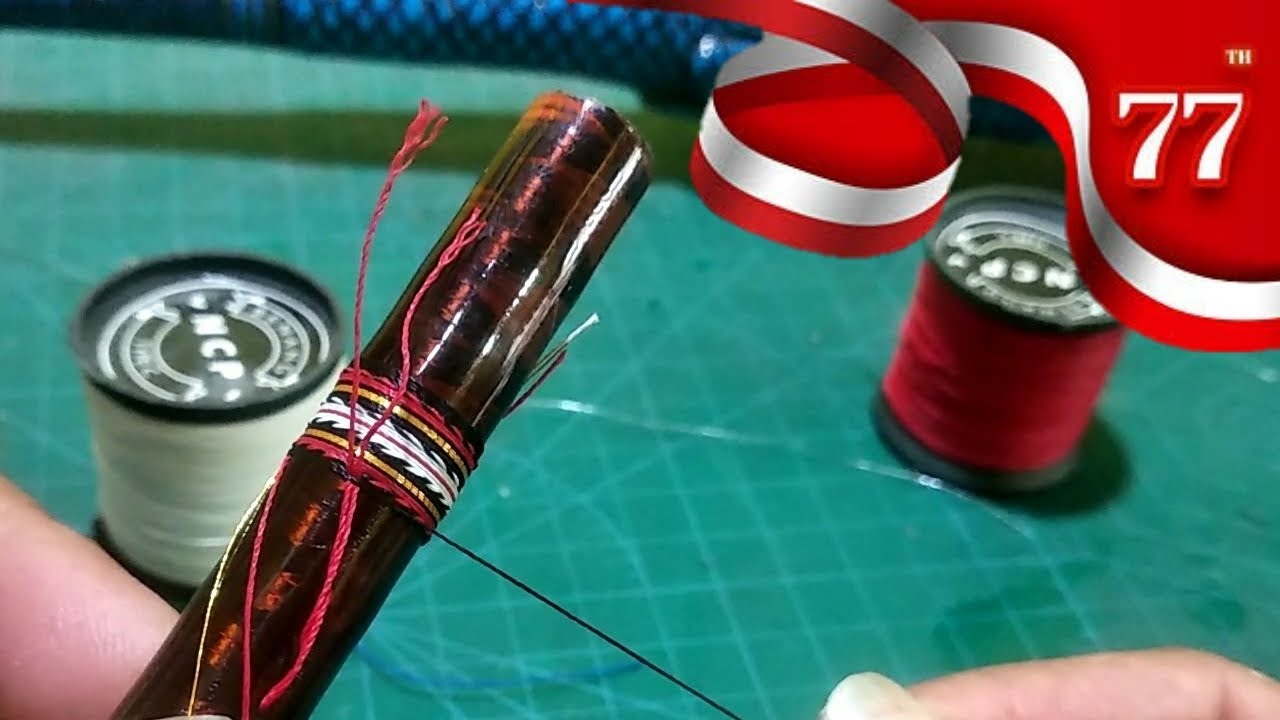 Wrapping Joran Pancing Lidah Api Merah Putih Hut RI Ke 77