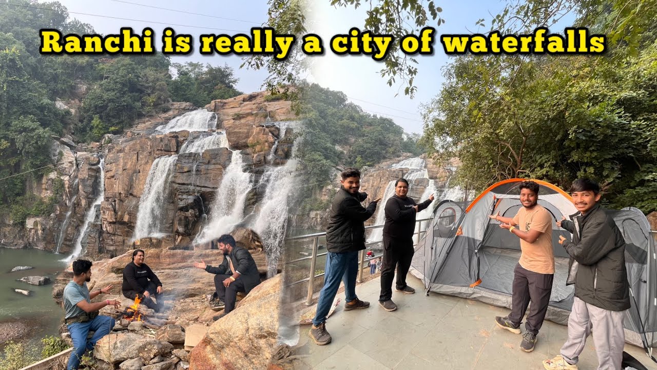 Last Day in Ranchi , Roasted chicken Beside a beautiful waterfall