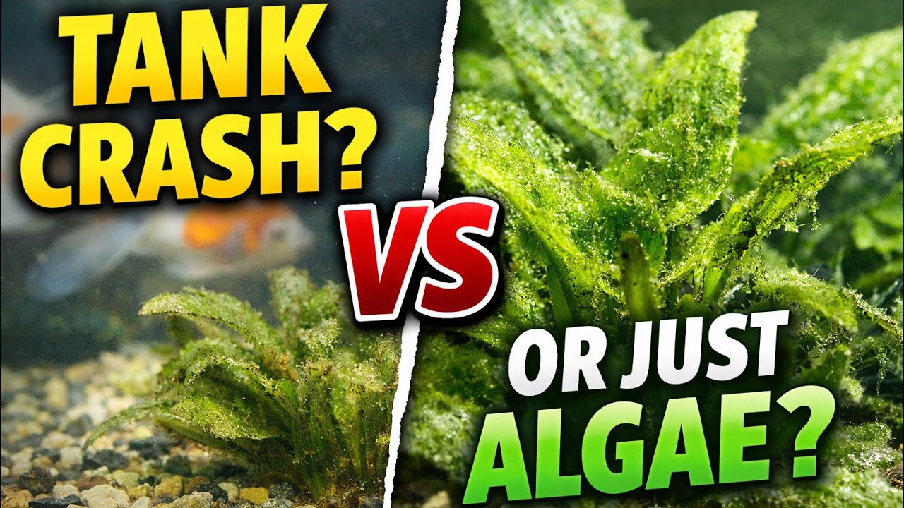 Has My Aquarium Crashed? Green Growth on Plants Explained 🌿🐟