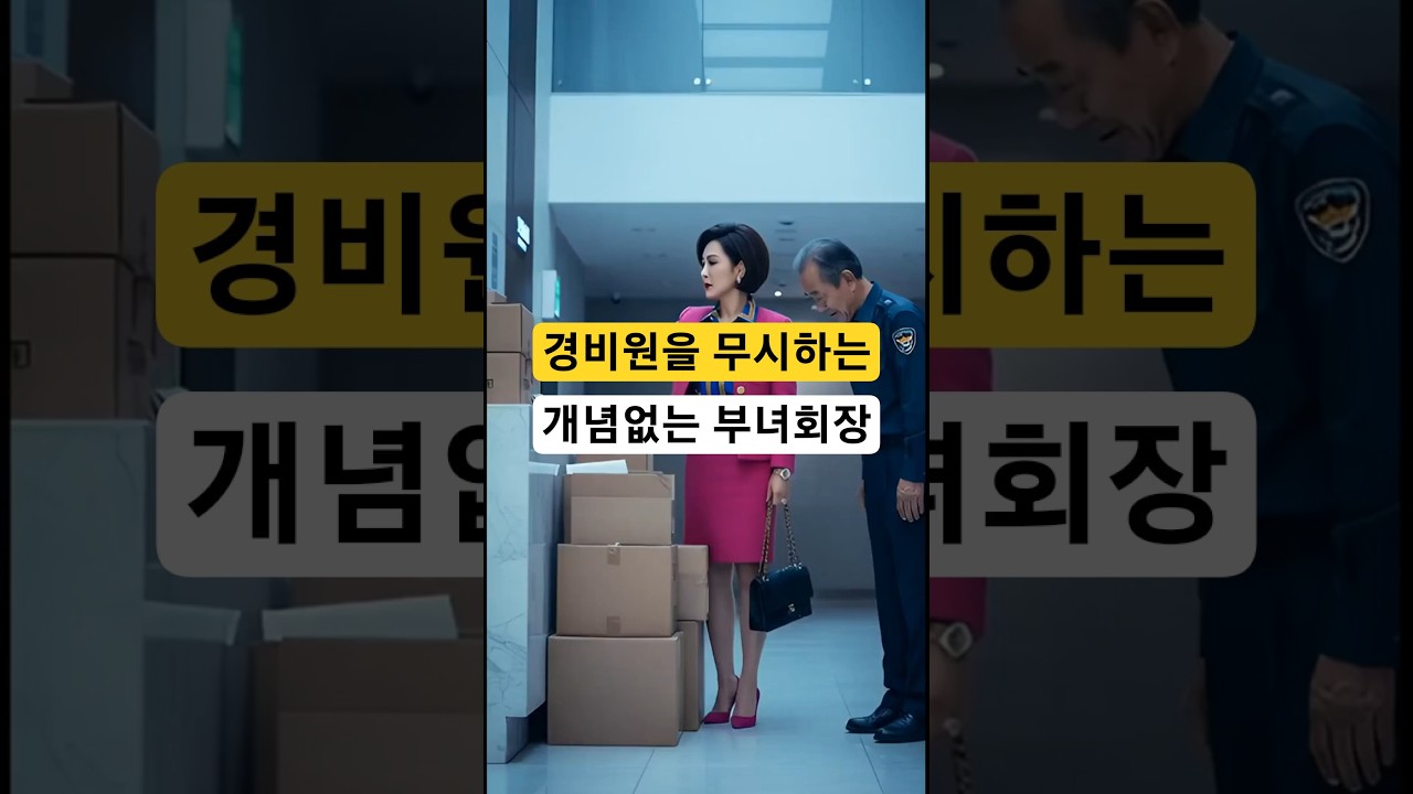 경비원 갑질하던 부녀회장