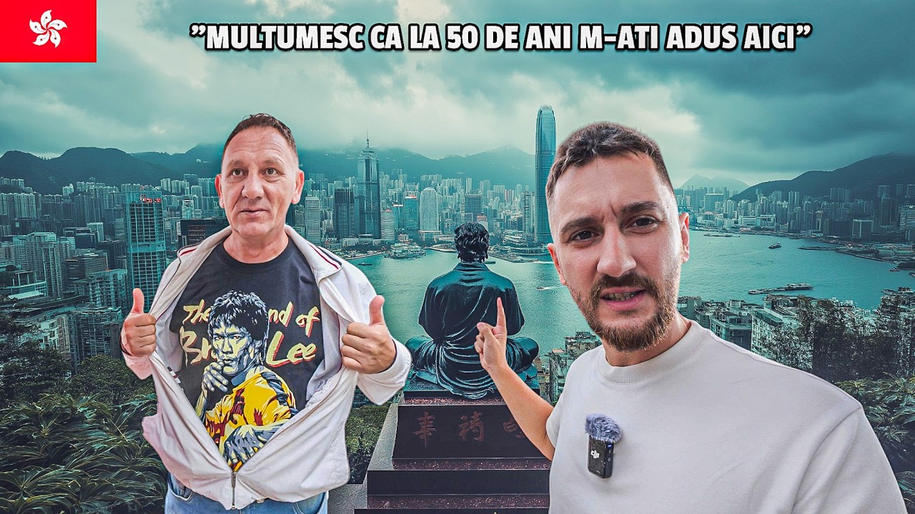 L-am dus pe TATA in HONG KONG sa-si vada IDOLII tineretii!