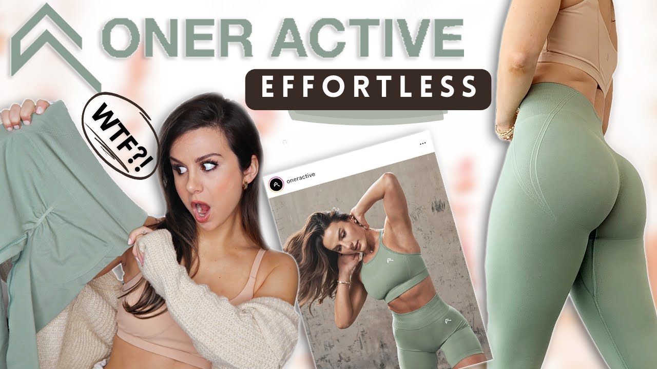 BEST SEAMLESS SCRUNCH LEGGINGS YET? | ONER ACTIVE EFFORTLESS LEGGINGS TRY ON REVIEW #ONERACTIVE