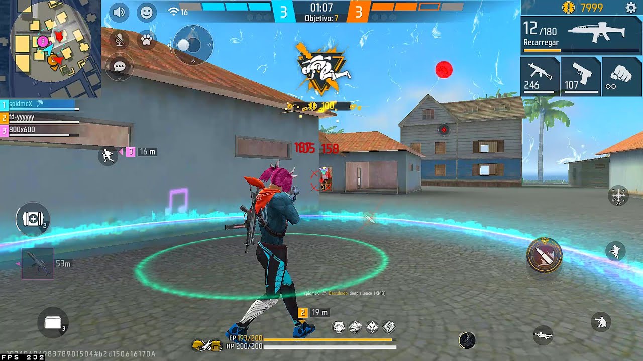 HIGHLIGHTS EM 4x4 APOSTADO! ❤️ 1920x1080😏👑 Highlights Free Fire 4v4 (MSI 5.9 FREEFIRE 4x4) @spidmcX