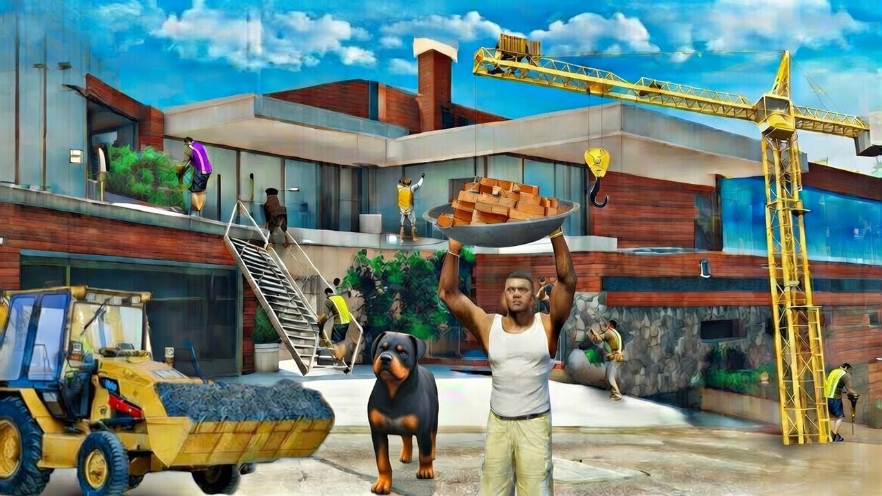 ФРАНКЛИН ҮЙІНІНЕН ҮЛКЕН ҮЙ ЖАСАДЫ (GTA 5)