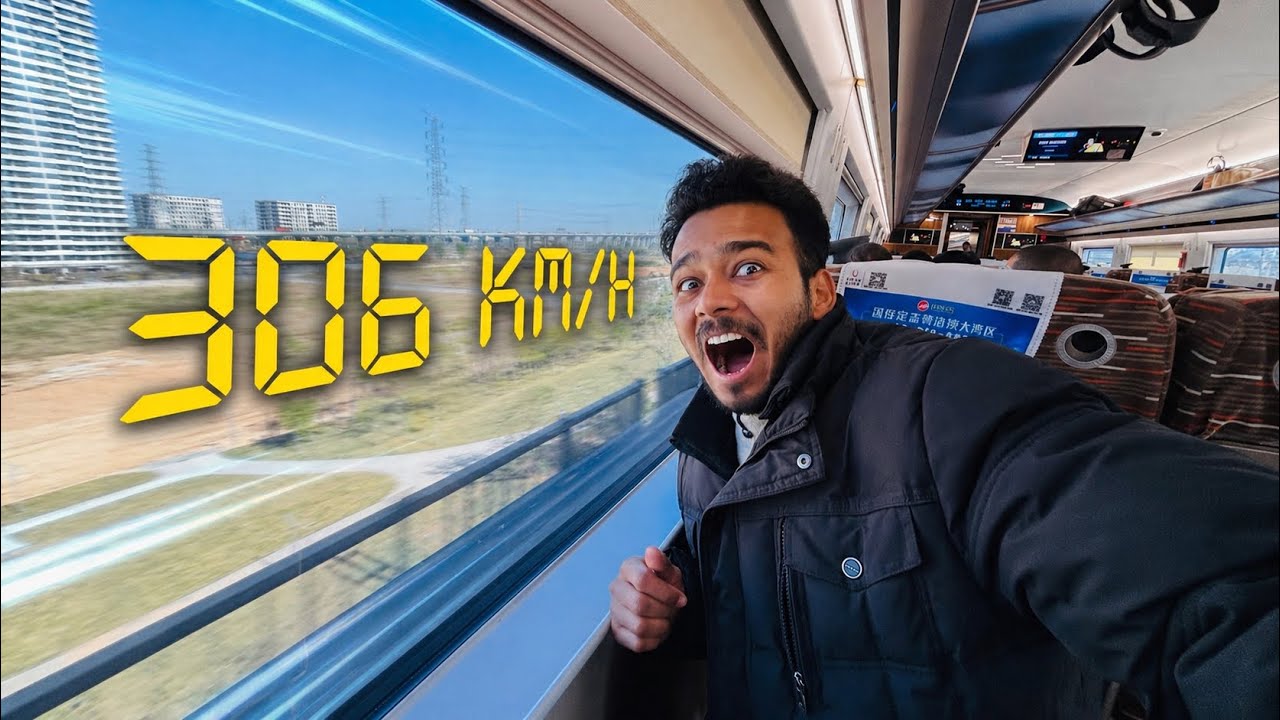 I Tested FIRST CLASS Bullet Train Journey in CHINA 🇨🇳 